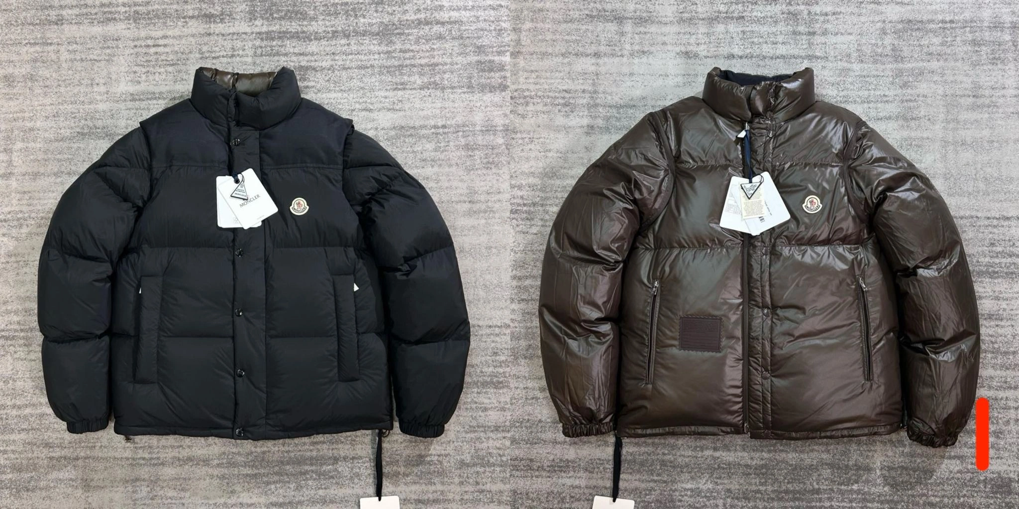 wg.luxury-- 7o9385r Down jacket white goose down reversible 3colour item: E-F443J1220-3H